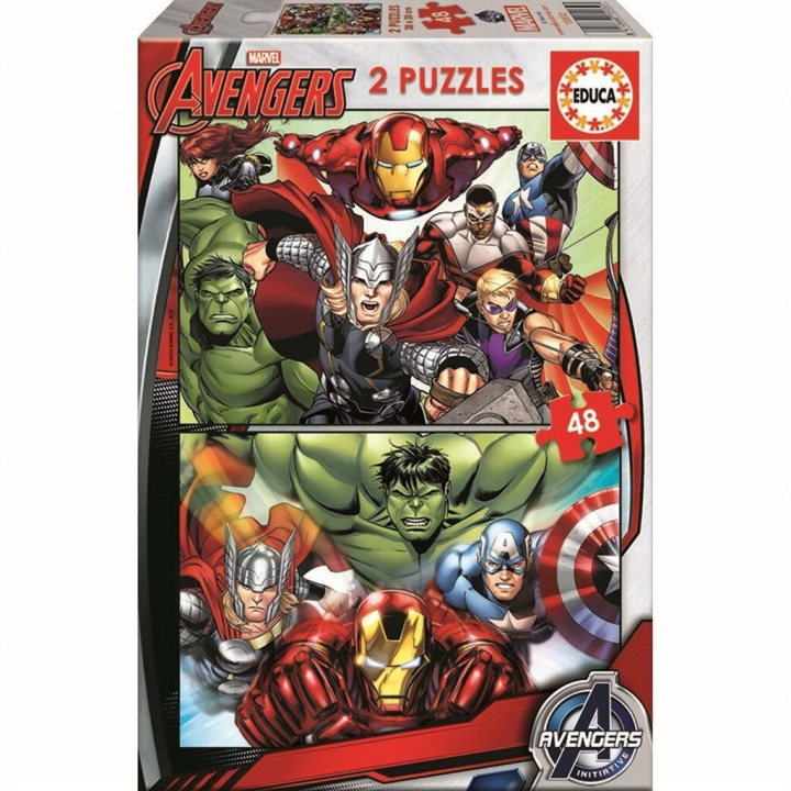 Educa Puzzle - 2x48 Avengers (80-15932) in the group TOYS, KIDS & BABY PRODUCTS / Toys / Kids puzzle at TP E-commerce Nordic AB (D20251)