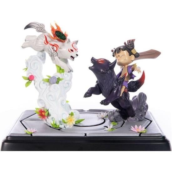 First4Figures – Okamiden (Chibiterasu VS Dark Chibiterasu & Possessed Kuni) RESIN in the group Sport, leisure & Hobby / Fun stuff / Collector\'s items at TP E-commerce Nordic AB (D20268)