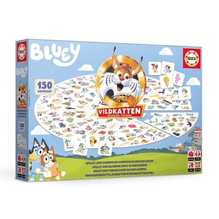 Educa Vildkatten Bluey (78-20074) in the group TOYS, KIDS & BABY PRODUCTS / Toys / Kids puzzle at TP E-commerce Nordic AB (D20270)