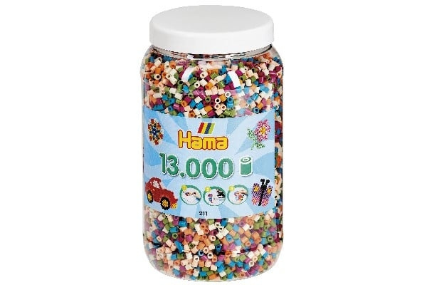 Hama Midi Perler 13000stk Mix 58 - (381158) in the group Sport, leisure & Hobby / Hobby / Beads at TP E-commerce Nordic AB (D20279)