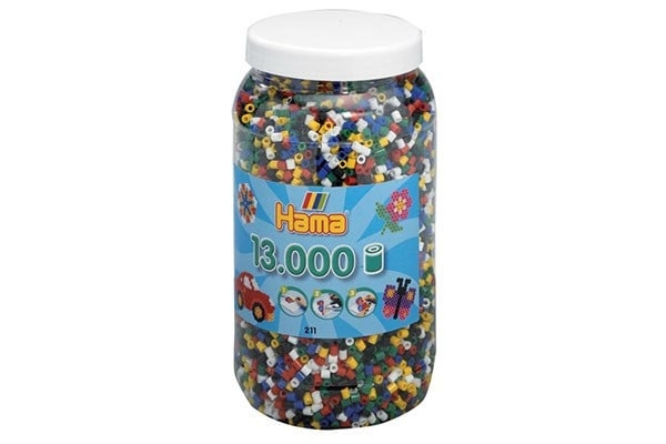 Hama Midi Beads 13000pcs Mix 66 - (381166) in the group Sport, leisure & Hobby / Hobby / Beads at TP E-commerce Nordic AB (D20280)