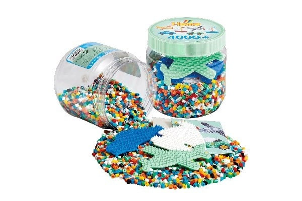 Hama Midi Beads 4000pcs + 3 Assorted Pegboards - (382053) in the group Sport, leisure & Hobby / Hobby / Beads at TP E-commerce Nordic AB (D20282)