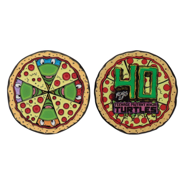 Fanatik Teenage Mutant Ninja Turtles Limited Edition 40th Anniversary Collectible Coin in the group Sport, leisure & Hobby / Fun stuff / Collector\'s items at TP E-commerce Nordic AB (D20300)