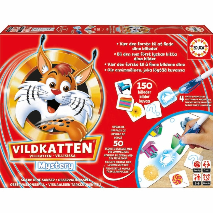 Educa Vildkatten - Mystery 150 Pieces (78-19603) in the group TOYS, KIDS & BABY PRODUCTS / Toys / Kids puzzle at TP E-commerce Nordic AB (D20308)