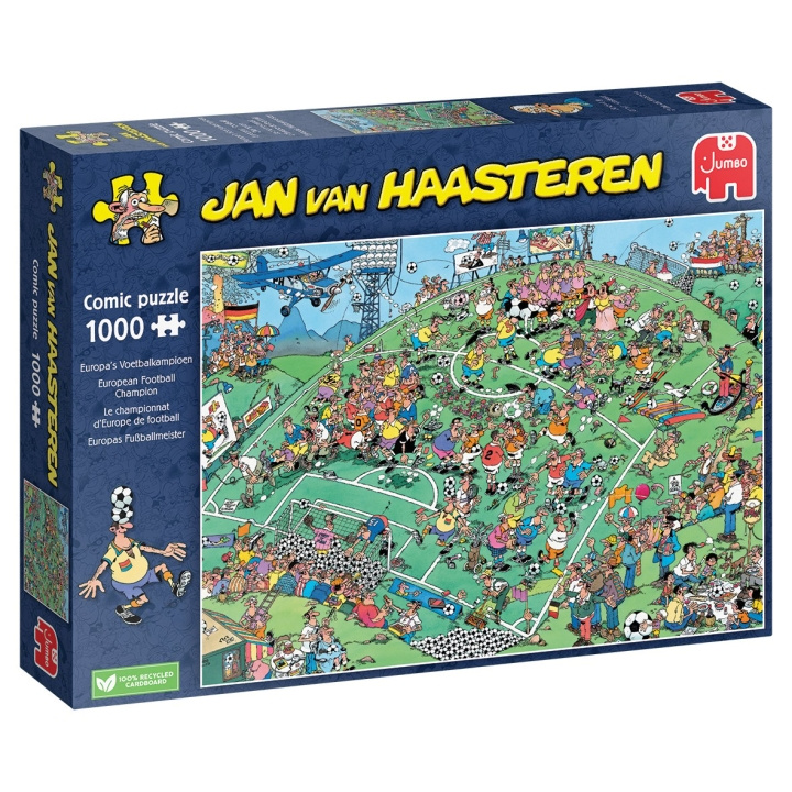 Jan van Haasteren EM Football (1000 pieces) in the group Sport, leisure & Hobby / Hobby / Puzzle at TP E-commerce Nordic AB (D20310)