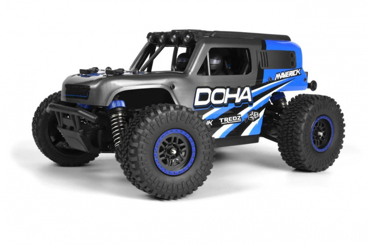 Maverick Doha 1/20 4WD Electric Truck - Blue (150700) in the group TOYS, KIDS & BABY PRODUCTS / Radio controlled / Racing tracks / Cars at TP E-commerce Nordic AB (D20339)
