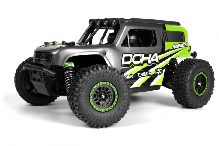 Maverick Doha 1/20 4WD Electric Truck - Green (150703) in the group TOYS, KIDS & BABY PRODUCTS / Radio controlled / RC cars at TP E-commerce Nordic AB (D20342)