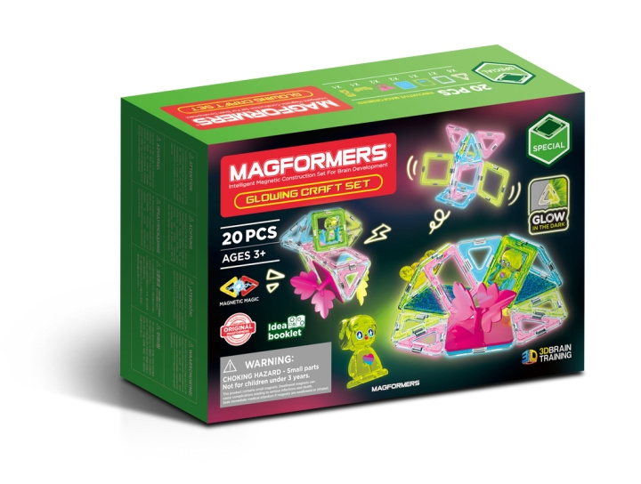 Magformers Glowing Craft Set 20 Pcs (20-799022) in the group TOYS, KIDS & BABY PRODUCTS / Toys / Crafts at TP E-commerce Nordic AB (D20358)