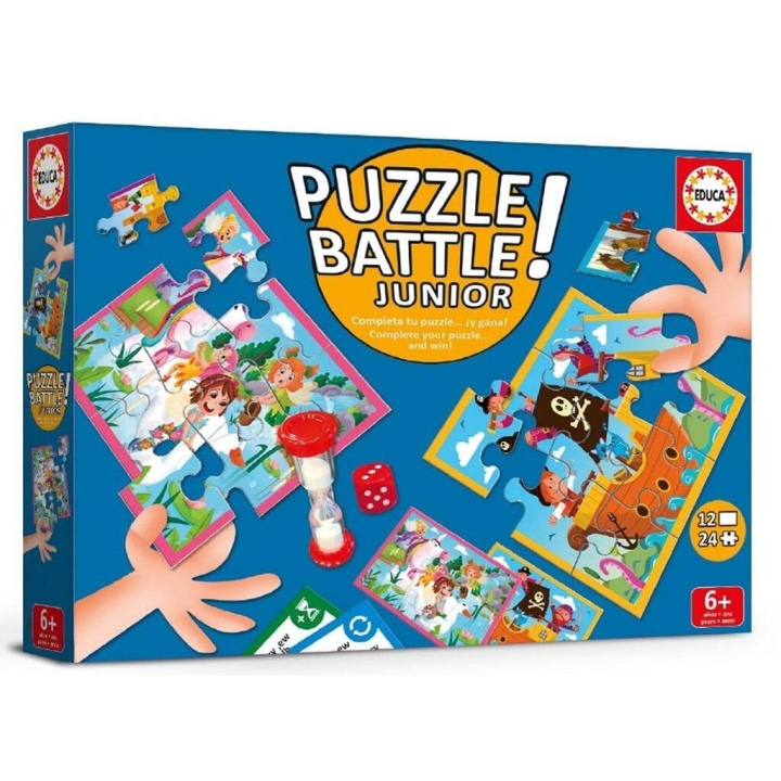 Educa Puzzle Battle Junior Animals - (80-20116) in the group TOYS, KIDS & BABY PRODUCTS / Toys / Kids puzzle at TP E-commerce Nordic AB (D20360)