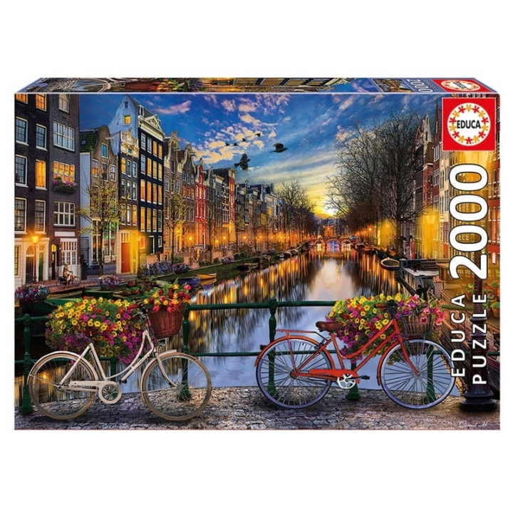 Educa Puzzle 2000 - Amsterdam ( 017127) in the group Sport, leisure & Hobby / Hobby / Puzzle at TP E-commerce Nordic AB (D20363)
