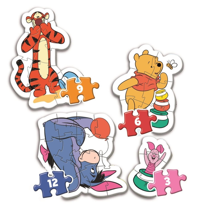 Clementoni My first puzzle 3-6-9-12 pcs - Winnie the Pooh (20820) in the group TOYS, KIDS & BABY PRODUCTS / Toys / Kids puzzle at TP E-commerce Nordic AB (D20368)