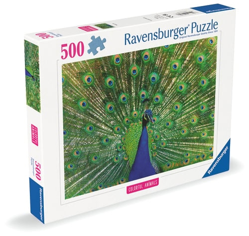 Ravensburger Peacock - 500p (12001332) in the group Sport, leisure & Hobby / Hobby / Puzzle at TP E-commerce Nordic AB (D20416)