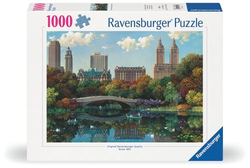 Ravensburger NY Central Park, Bow Bridge - 1000p (12001485) in the group Sport, leisure & Hobby / Hobby / Puzzle at TP E-commerce Nordic AB (D20438)