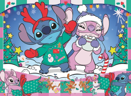 Ravensburger Disney Stitch Christmas - 100p (12004030) in the group TOYS, KIDS & BABY PRODUCTS / Toys / Kids puzzle at TP E-commerce Nordic AB (D20445)