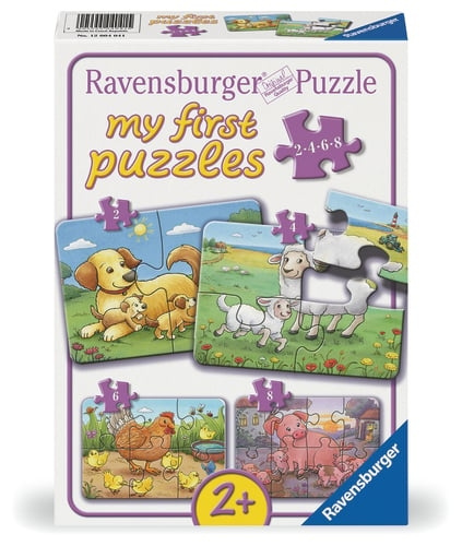 Ravensburger Farm Animal Families 2/4/6/8p - (12004041) in the group TOYS, KIDS & BABY PRODUCTS / Toys / Kids puzzle at TP E-commerce Nordic AB (D20446)