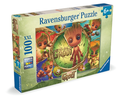Ravensburger Marvel Groot - 100p (12004128) in the group TOYS, KIDS & BABY PRODUCTS / Toys / Kids puzzle at TP E-commerce Nordic AB (D20462)