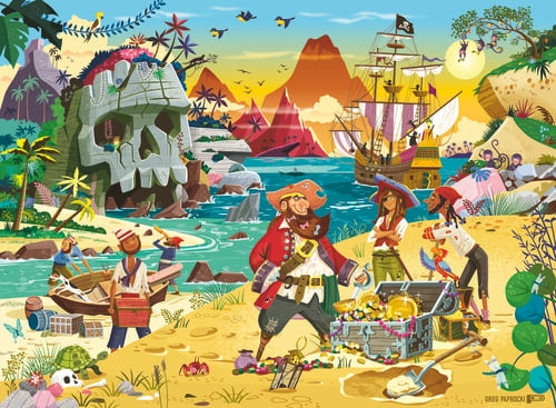 Ravensburger Treasure - 100p (12004133) in the group TOYS, KIDS & BABY PRODUCTS / Toys / Kids puzzle at TP E-commerce Nordic AB (D20463)
