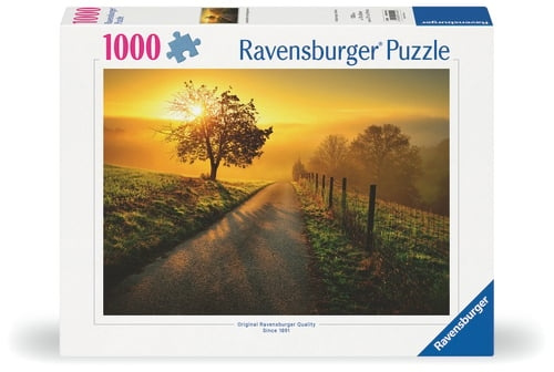 Ravensburger Landscape In Morning Sun - 1000 p (12001445) in the group Sport, leisure & Hobby / Hobby / Puzzle at TP E-commerce Nordic AB (D20473)