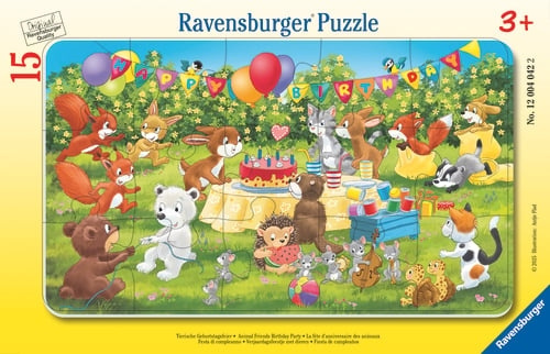 Ravensburger Animal Birthday Party 15p - (12004042) in the group TOYS, KIDS & BABY PRODUCTS / Toys / Kids puzzle at TP E-commerce Nordic AB (D20474)
