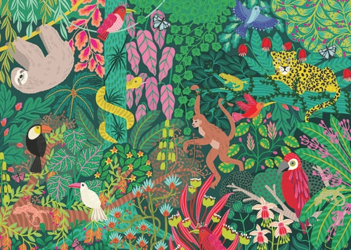 Ravensburger Magical Rain Forest - 1000p (12001432) in the group Sport, leisure & Hobby / Hobby / Puzzle at TP E-commerce Nordic AB (D20481)