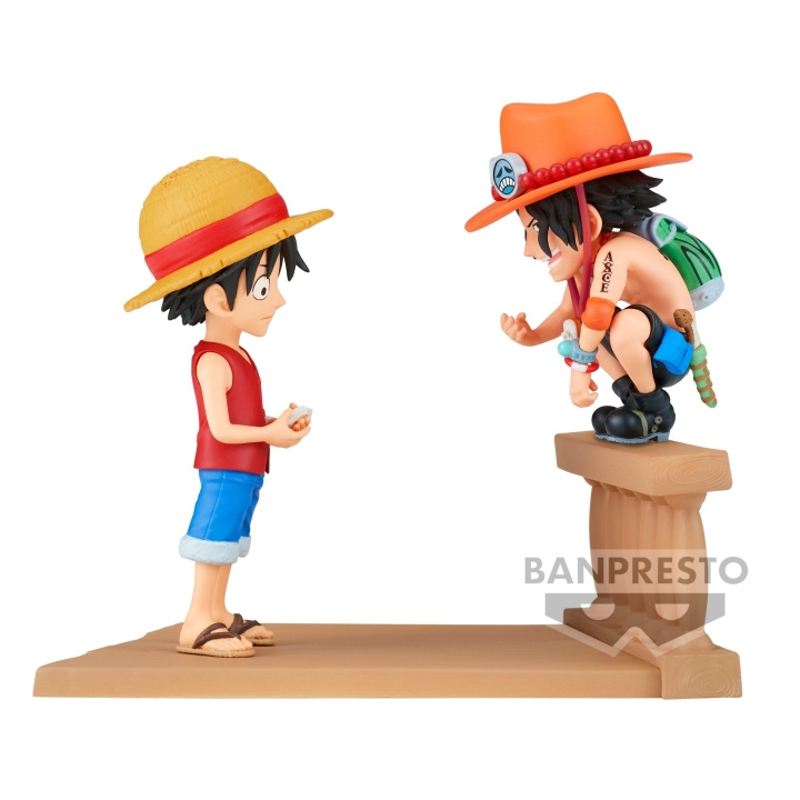 Banpresto One Piece Monkey D. Luffy & Portgas D. Ace - (BP89475P) in the group Sport, leisure & Hobby / Fun stuff / Collector\'s items at TP E-commerce Nordic AB (D20491)