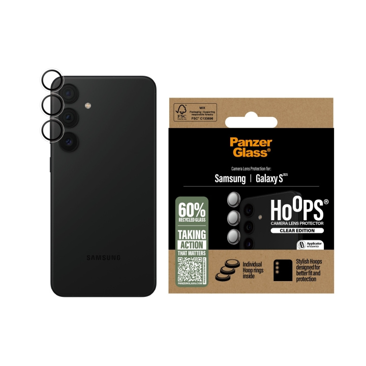 Panzer Glass - Hoops Lens Protector Galaxy S25, transparent in the group SMARTPHONE & TABLETS / Phone cases / Samsung at TP E-commerce Nordic AB (D20495)