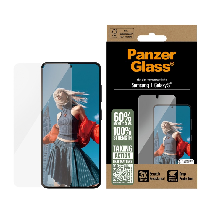 Panzer Glass - Screen Protector Galaxy S25, UWF in the group SMARTPHONE & TABLETS / Phone cases / Samsung at TP E-commerce Nordic AB (D20497)