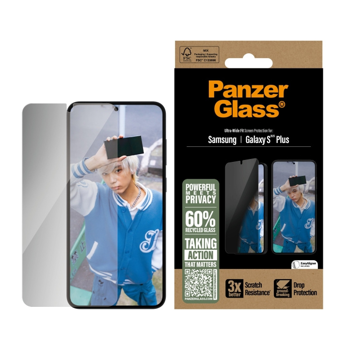 Panzer Glass - Privacy Screen Protector Galaxy S25 Plus, UWF in the group SMARTPHONE & TABLETS / Phone cases / Samsung at TP E-commerce Nordic AB (D20501)