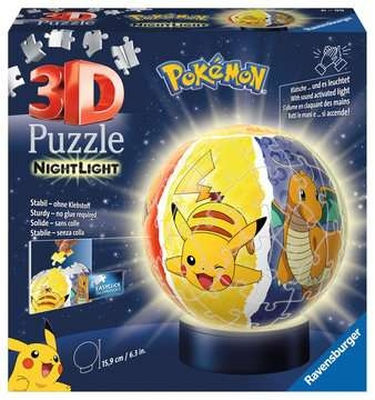 Ravensburger 3D Pokémon Night Light 72p - (10311547) in the group TOYS, KIDS & BABY PRODUCTS / Children\'s room / Baby lamps / Nightlights at TP E-commerce Nordic AB (D20504)