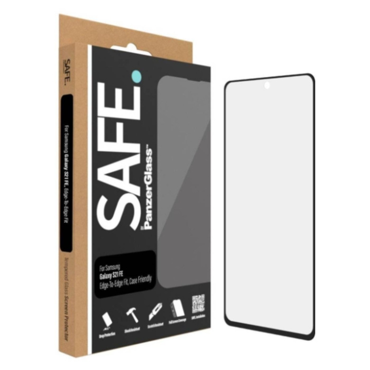 PanzerGlass SAFE by PanzerGlass - Screen Protector - Samsung Galaxy S21 FE in the group SMARTPHONE & TABLETS / Phone cases / Samsung at TP E-commerce Nordic AB (D20527)