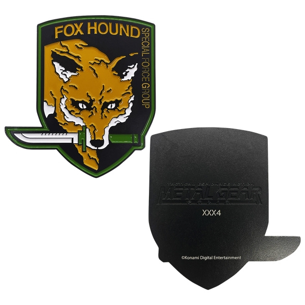Fanatik Metal Gear Solid FOXHOUND Insignia Limited Edition Ingot in the group Sport, leisure & Hobby / Fun stuff / Collector\'s items at TP E-commerce Nordic AB (D20539)