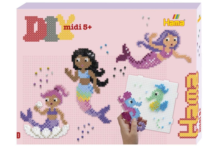 Hama Midi Gift Box Mermaids (383161) in the group TOYS, KIDS & BABY PRODUCTS / Toys / Crafts at TP E-commerce Nordic AB (D20550)