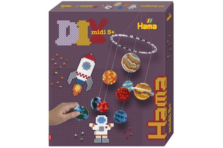 Hama Midi Gift Box Space - (383257) in the group TOYS, KIDS & BABY PRODUCTS / Toys / Crafts at TP E-commerce Nordic AB (D20551)
