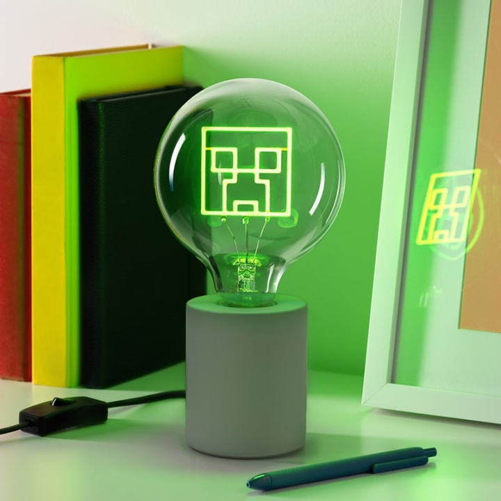 Paladone Minecraft Creeper - Led Neon Bulb Lamp in the group TOYS, KIDS & BABY PRODUCTS / Children\'s room / Baby lamps / Table lamps at TP E-commerce Nordic AB (D20593)