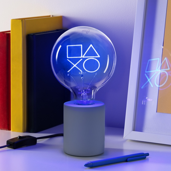 Paladone Playstation - Led Neon Bulb Lamp in the group TOYS, KIDS & BABY PRODUCTS / Children\'s room / Baby lamps / Table lamps at TP E-commerce Nordic AB (D20594)