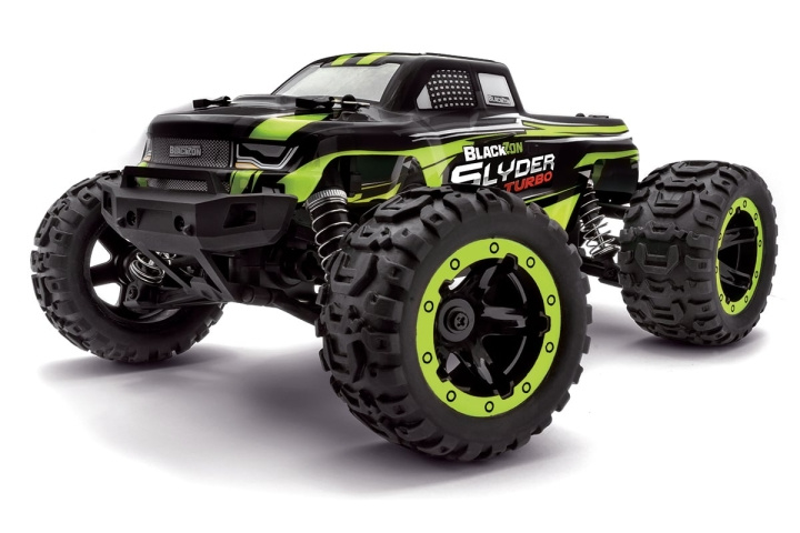 Blackzon Slyder MT Turbo 1/16 4WD 2S Brushless - Green (540208) in the group TOYS, KIDS & BABY PRODUCTS / Radio controlled / Racing tracks / Cars at TP E-commerce Nordic AB (D20621)