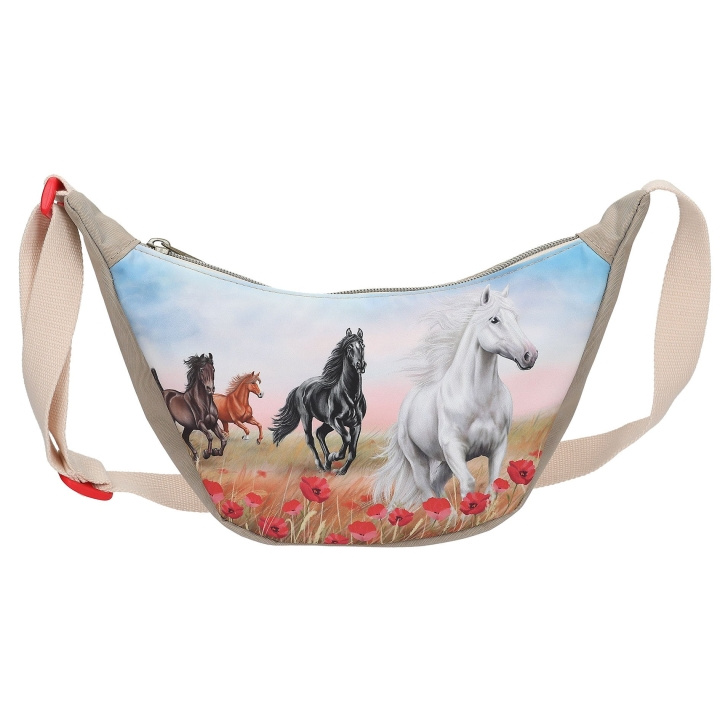 Miss Melody Small Halfmoon Shoulderbag POPPY SAND - Beige in the group TOYS, KIDS & BABY PRODUCTS / Travel / Bags for kids at TP E-commerce Nordic AB (D20653)