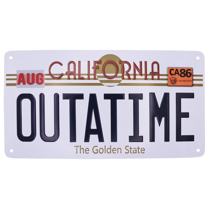 Fanatik Back To The Future Replica Number Plate Tin Sign in the group Sport, leisure & Hobby / Fun stuff / Collector\'s items at TP E-commerce Nordic AB (D20684)
