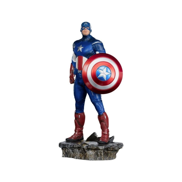 IronStudios - Marvel The Infinity Saga: BDS 1:10 Art Scale Statue - Captain America in the group Sport, leisure & Hobby / Fun stuff / Collector\'s items at TP E-commerce Nordic AB (D20739)