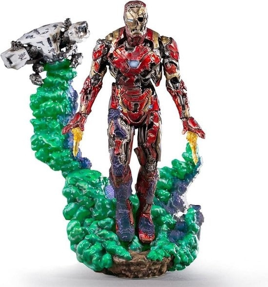 IronStudios - Marvel Spider-Man Far From Home: Deluxe BDS 1:10 Art Scale Staute - Iron Man Illusion in the group Sport, leisure & Hobby / Fun stuff / Collector\'s items at TP E-commerce Nordic AB (D20743)