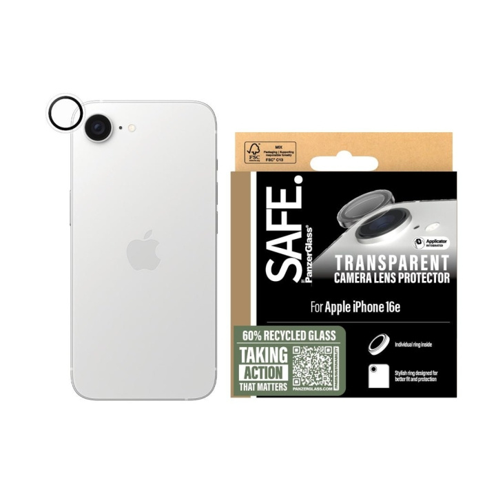 PanzerGlass SAFE by PanzerGlass - Camera Lens Protection - iPhone 16e in the group SMARTPHONE & TABLETS / Phone cases / Apple / iPhone 16 at TP E-commerce Nordic AB (D20752)