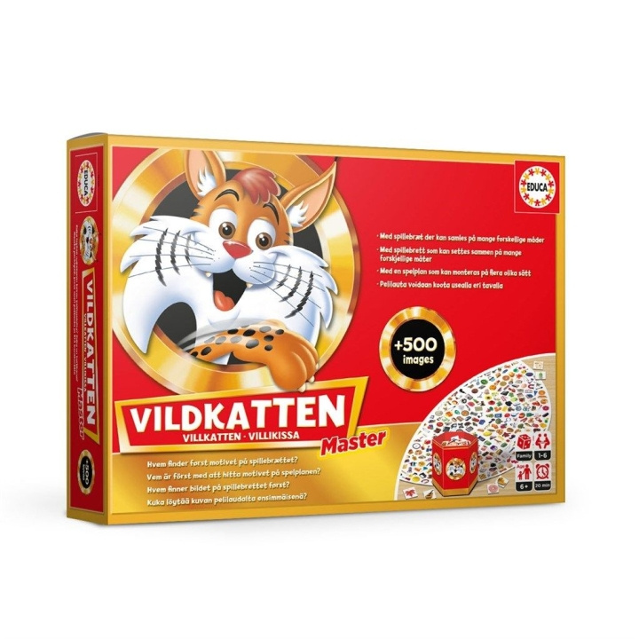 Educa Vildkatten Master 500 (015018) in the group TOYS, KIDS & BABY PRODUCTS / Toys / Kids puzzle at TP E-commerce Nordic AB (D20804)