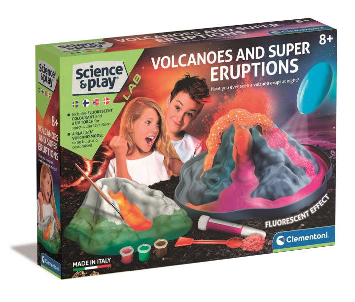 Clementoni Science & Play - Volcano Glow in the Dark (78803) in the group TOYS, KIDS & BABY PRODUCTS / Toys / Crafts at TP E-commerce Nordic AB (D20805)