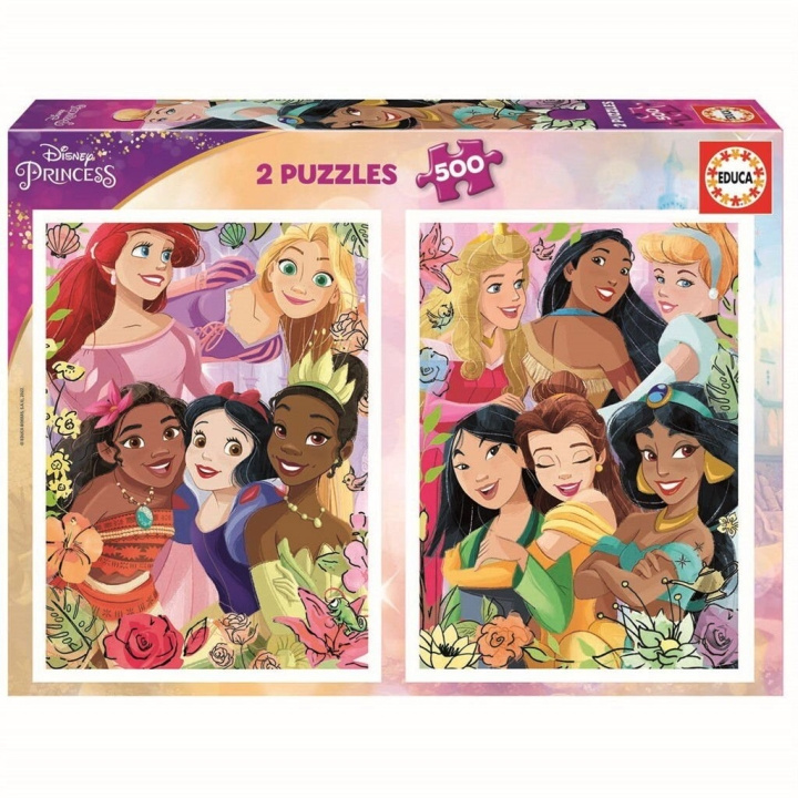 Educa Puzzle - 2x500 Disney Princess (80-19253) in the group TOYS, KIDS & BABY PRODUCTS / Toys / Kids puzzle at TP E-commerce Nordic AB (D20841)