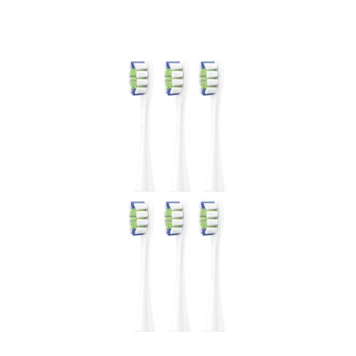 Oclean Brush Head Professional Clean 6 Pack White in the group BEAUTY & HEALTH / Oral care / Accessories for electric toothbrushes at TP E-commerce Nordic AB (D20876)
