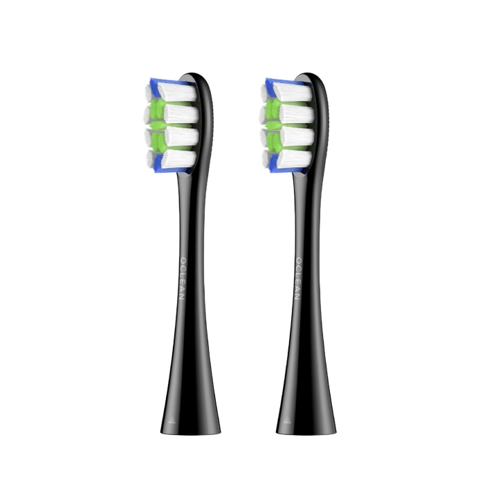 Oclean Brush Head Professional Clean 2 Pack Black in the group BEAUTY & HEALTH / Oral care / Accessories for electric toothbrushes at TP E-commerce Nordic AB (D20877)