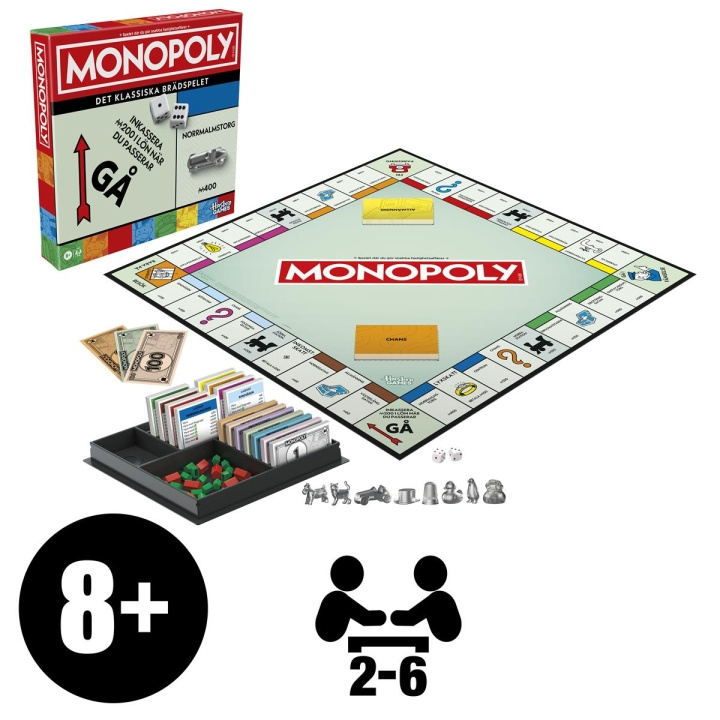 Hasbro gaming Board Game Monopoly Classic 90th Year Edition (SE) in the group TOYS, KIDS & BABY PRODUCTS / Games / Board games at TP E-commerce Nordic AB (D20920)