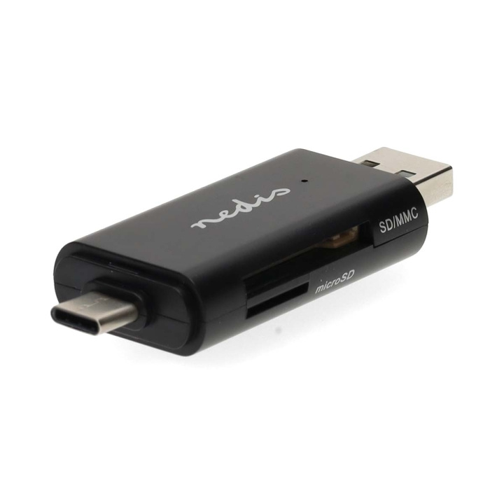Nedis Card Reader | microSD (TF) / microSDHC (TF) / microSDXC (TF) / SD / SDHC / SDXC | USB 2.0 in the group HOME ELECTRONICS / Storage media / Memory card reader at TP E-commerce Nordic AB (D20936)