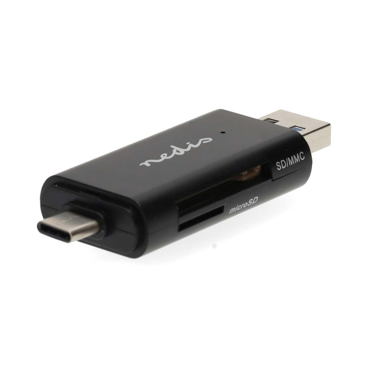 Nedis Card Reader | microSD (TF) / microSDHC (TF) / microSDXC (TF) / SD / SDHC / SDXC | USB 3.2 Gen1 in the group HOME ELECTRONICS / Storage media / Memory card reader at TP E-commerce Nordic AB (D20937)