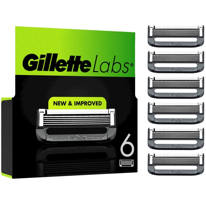 Gillette Rakblad Labs 6st in the group BEAUTY & HEALTH / Hair & Styling / Shaving & Trimming / Razors & Accessories at TP E-commerce Nordic AB (D20985)